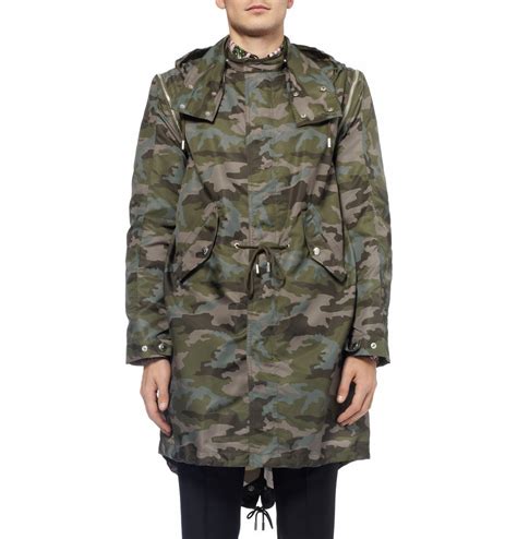 givenchy camo parka jacket|Women's Designer Coats & Jackets .